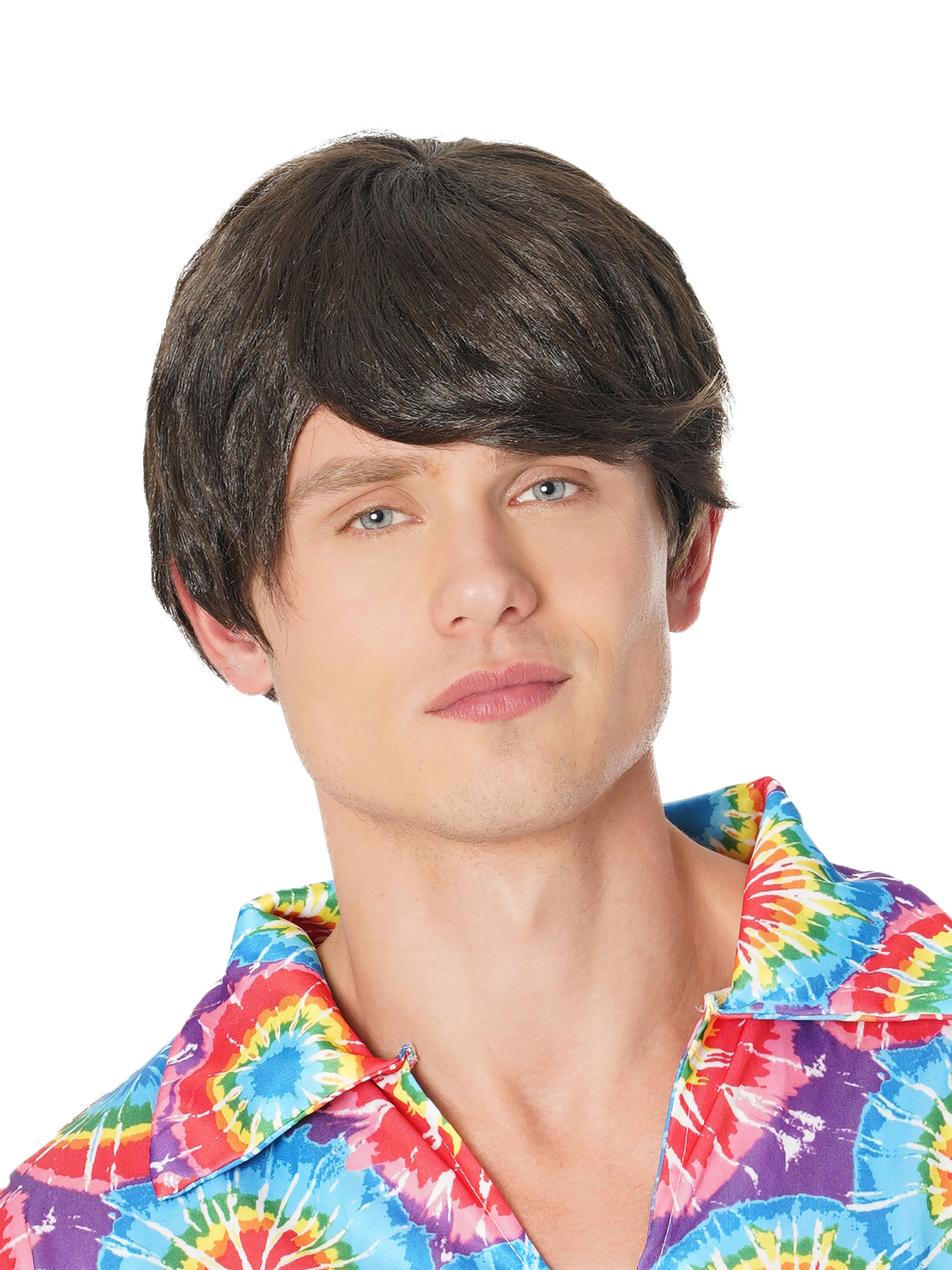 Male Wig 60's Brown 1