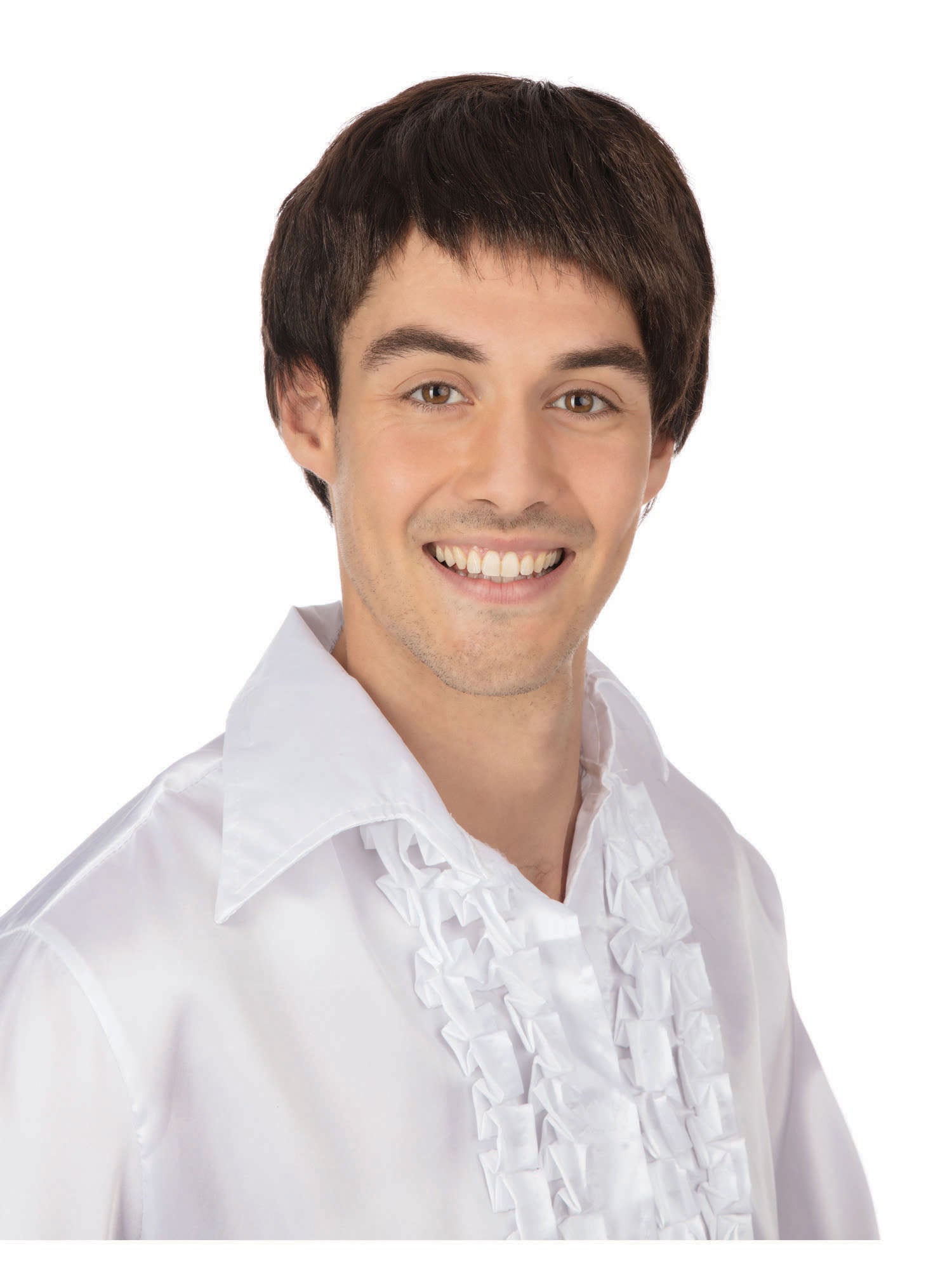 Male Wig 60's Brown 3