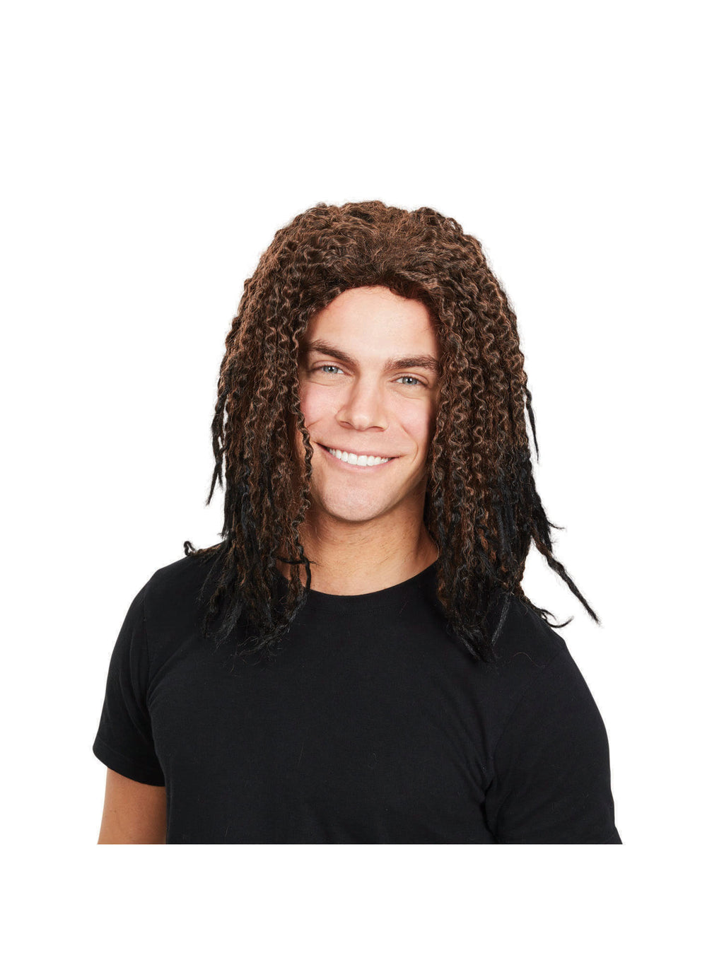 Dreadlock Unisex Brown Wig 1