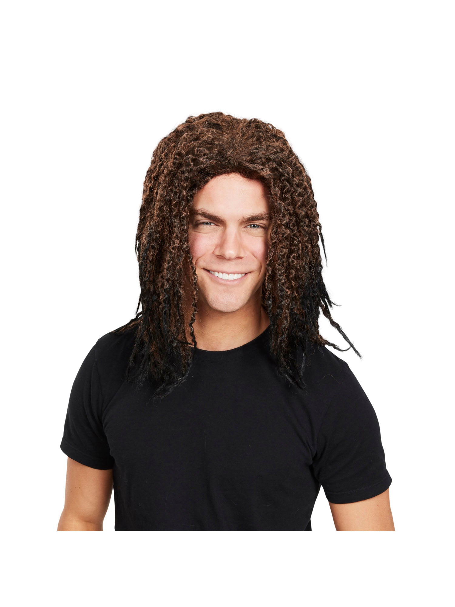 Dreadlock Unisex Brown Wig 2