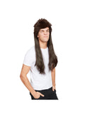 Brown Mullet Wig 1