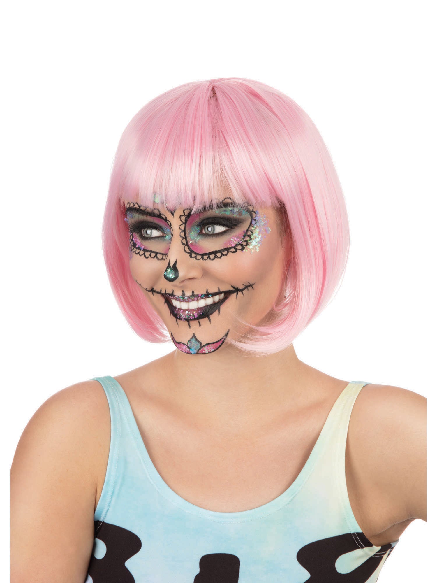 Festival Pink Elegance Wig 1