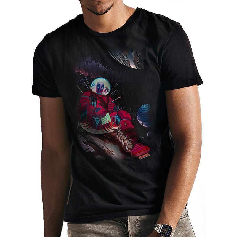 Deadpool In Space Unisex T-Shirt 1