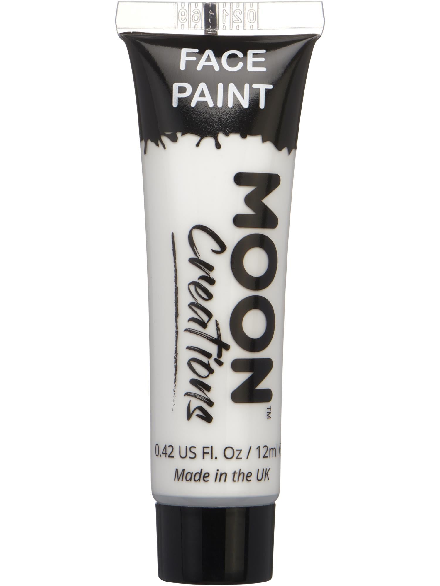 Moon Creations Face & Body Paint, White 1