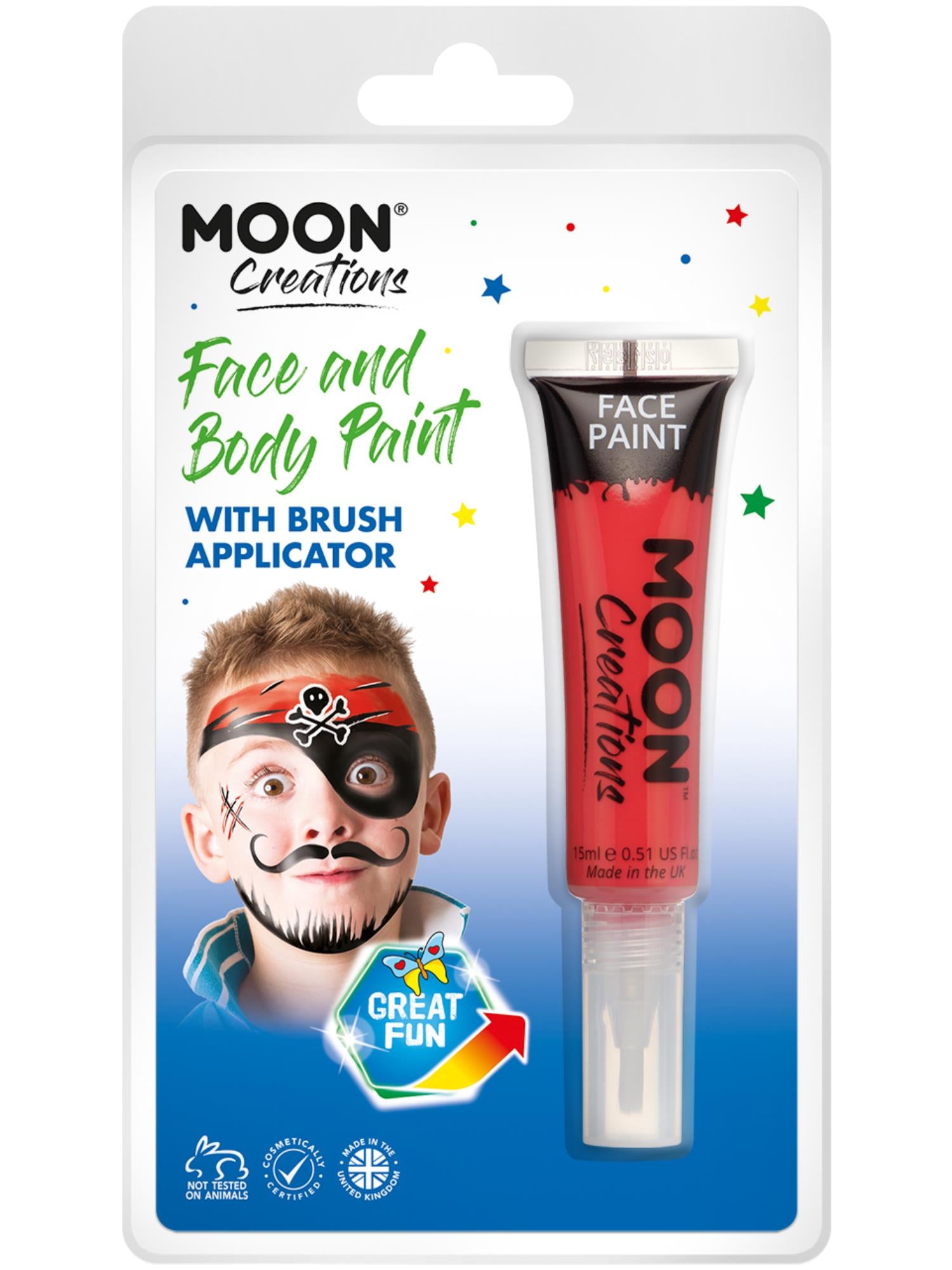 Moon Creations Face & Body Paints, Bright Pink 1