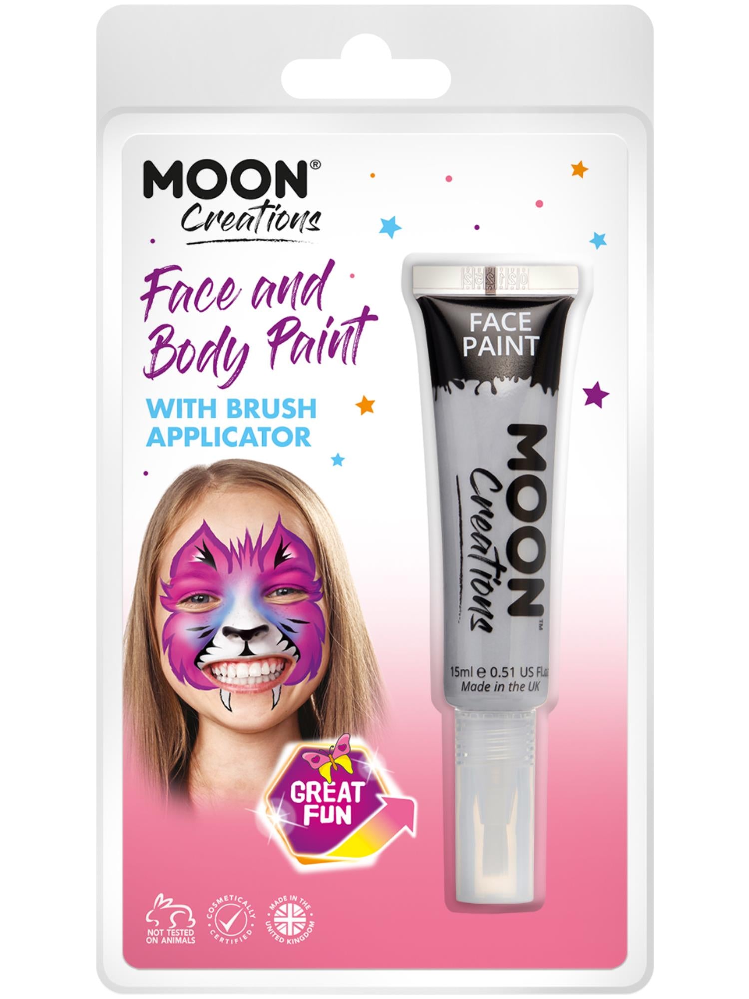 Moon Creations Face & Body Paints, Grey 1