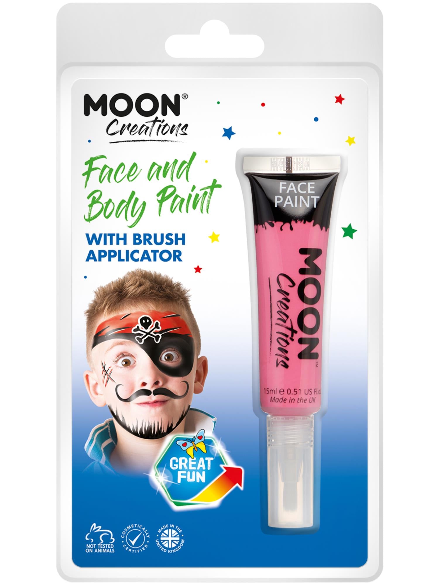 Moon Creations Face & Body Paints, Hot Pink 1
