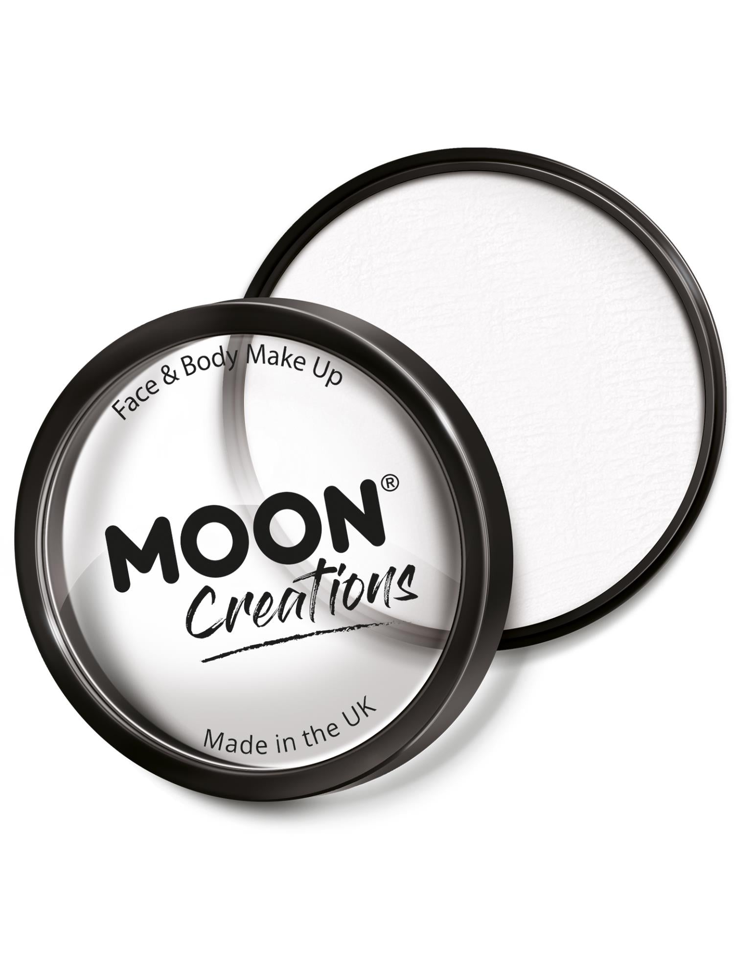 Moon Creations Pro Face Paint Cake Pot, White 1