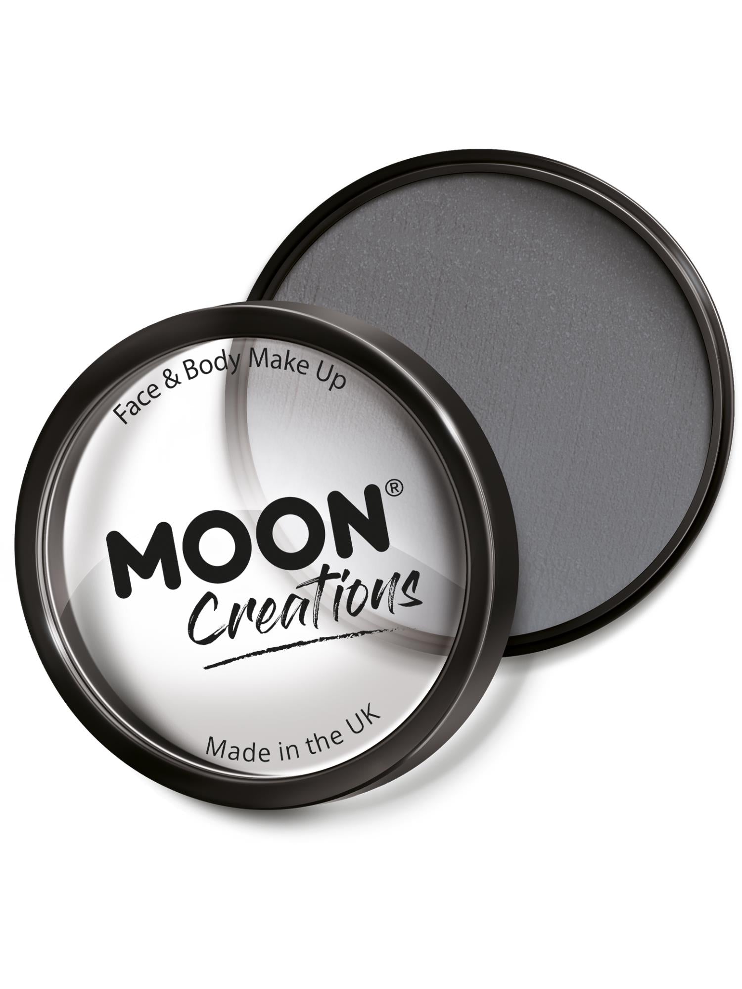 Moon Creations Pro Face Paint Cake Pot, Dark Grey 1