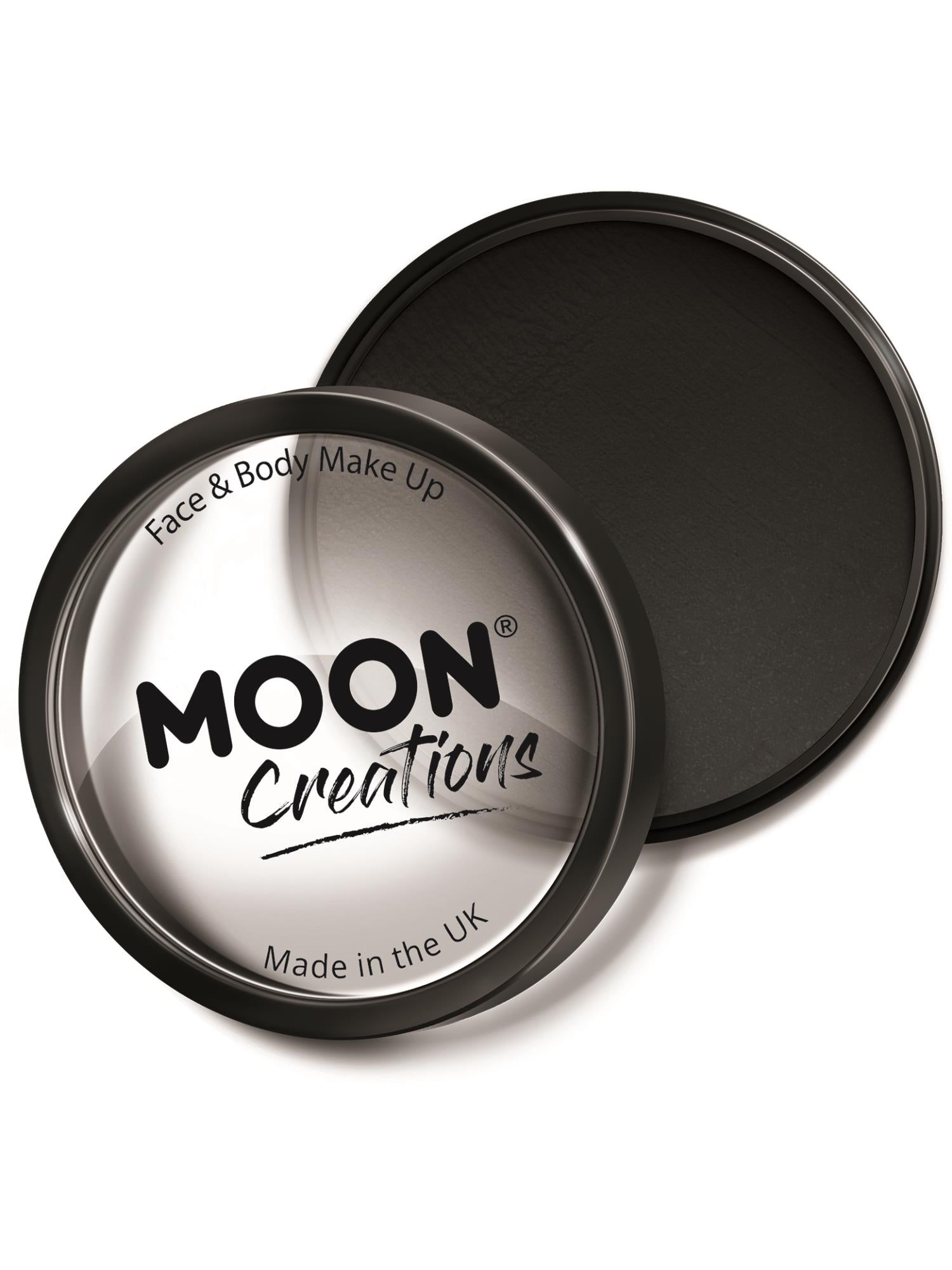 Moon Creations Pro Face Paint Cake Pot, Black 1
