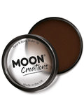 Moon Creations Pro Face Paint Cake Pot, Dark Brown 1