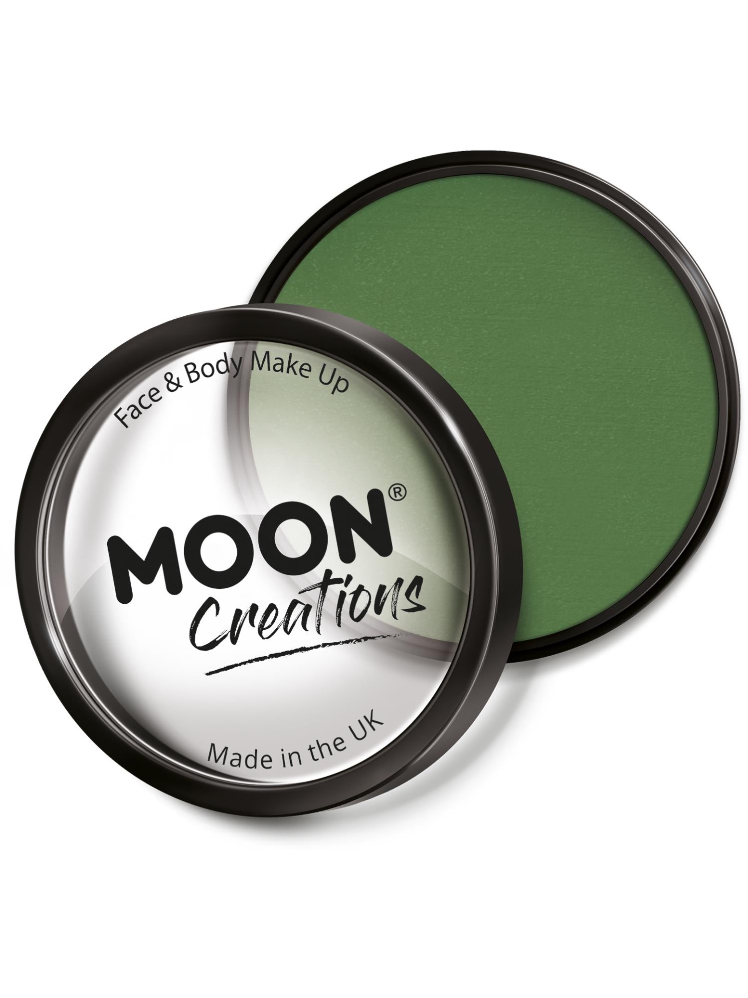 Moon Creations Pro Face Paint Cake Pot,Grass Green 1