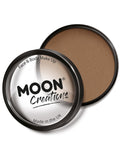 Moon Creations Pro Face Paint Cake Pot,Light Brown 1