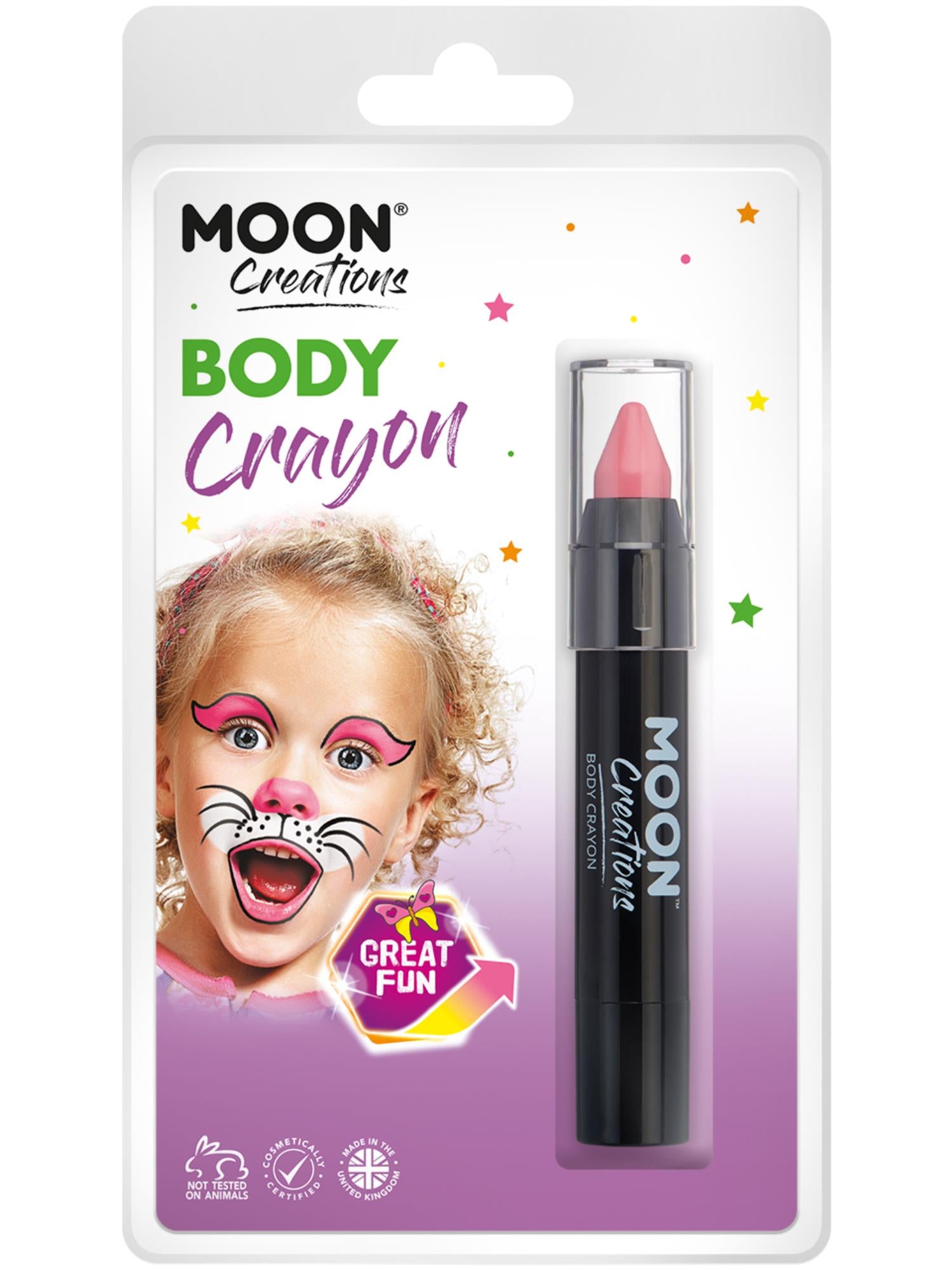 Moon Creations Body Crayons, Pink 1