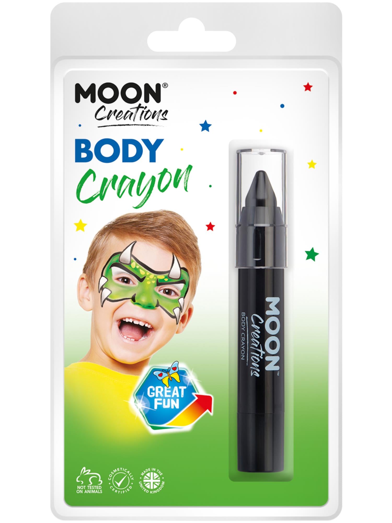 Moon Creations Body Crayons, Black 1