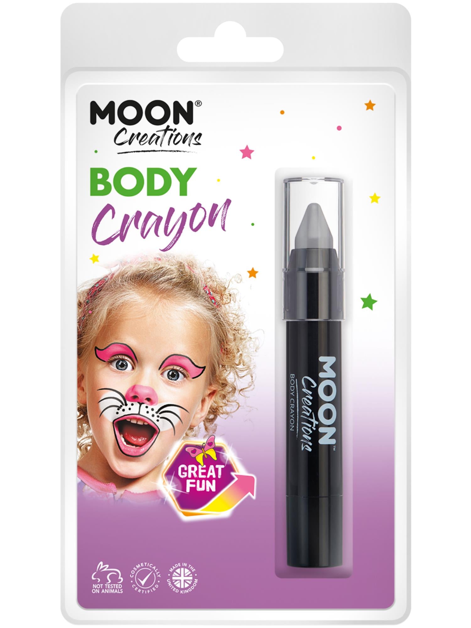 Moon Creations Body Crayons, Grey 1