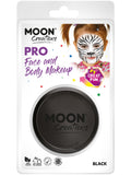 Moon Creations Pro Face Paint Cake Pot, Black 1