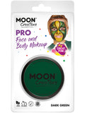 Moon Creations Pro Face Paint Cake Pot, Dark Green 1