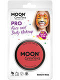 Moon Creations Pro Face Paint Cake Pot, Bright Red 1