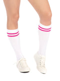 Neon Tube Socks Pink 1