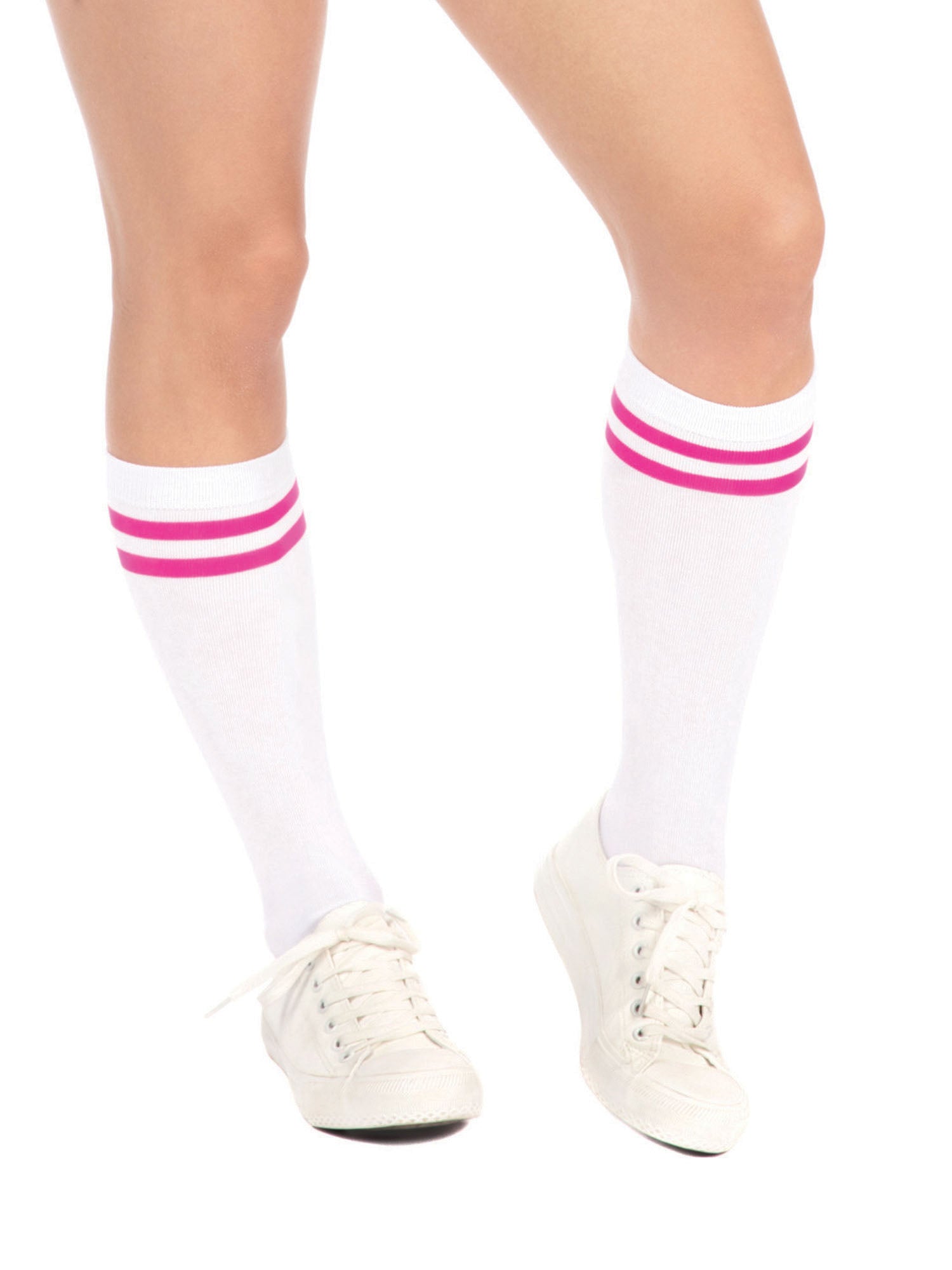 Neon Tube Socks Pink 1