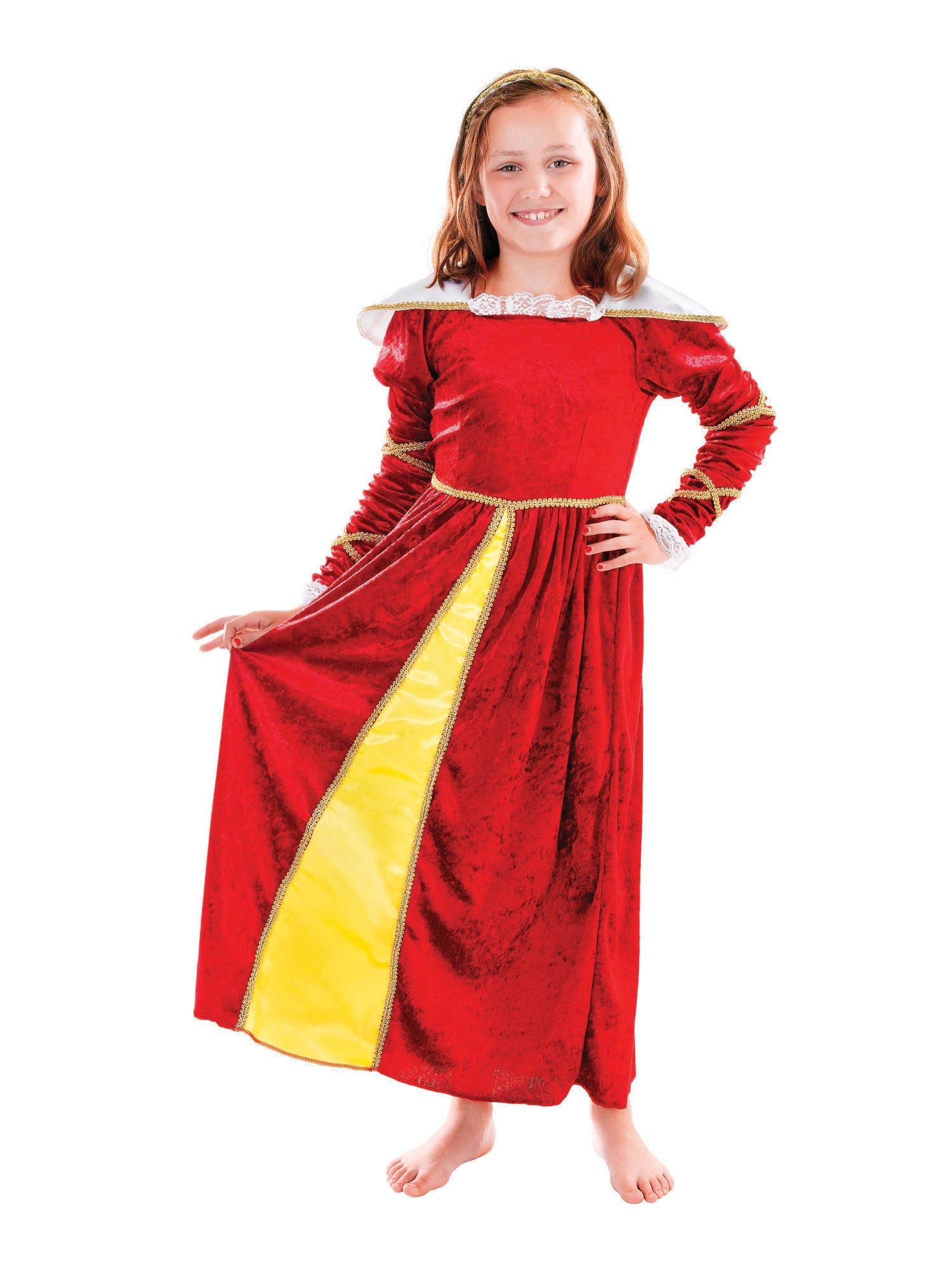 Tudor Girl + Headpiece (128cm) *** 1