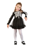 Skeleton Girl Toddler Costume 1