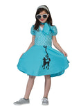 Poodle Dress Blue 1
