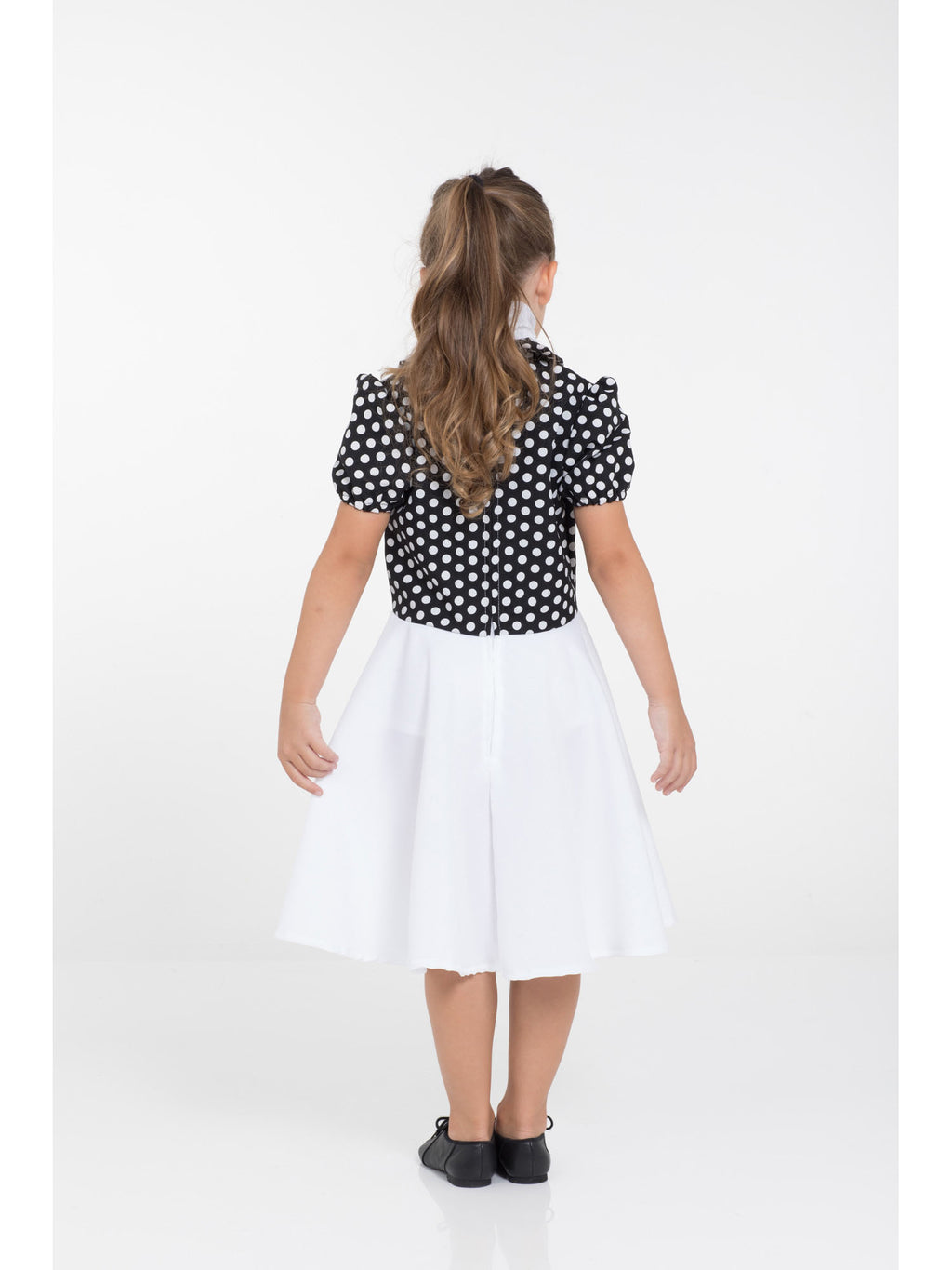 Poodle Dress Black/White 3