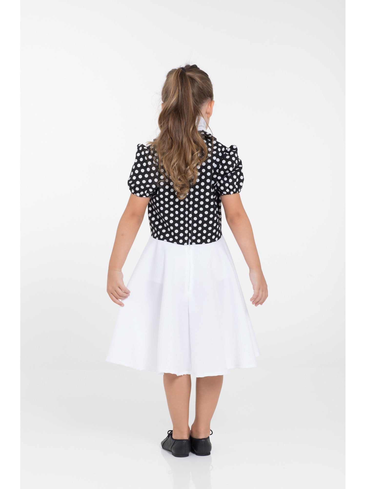 Poodle Dress Black/White 3