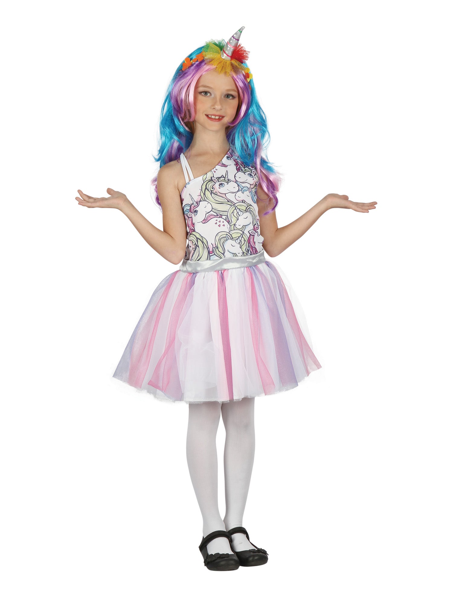 Unicorn Dress (Headpiece + Wig) (L) 1
