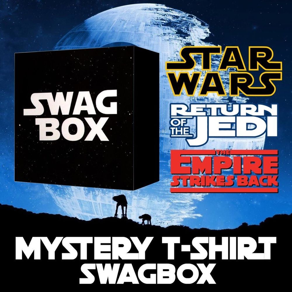 Star Wars 3 T Shirt Mystery Swag Box 1