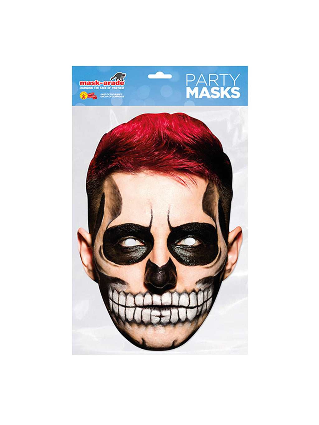 Day of the Dead Man Red Mask 2