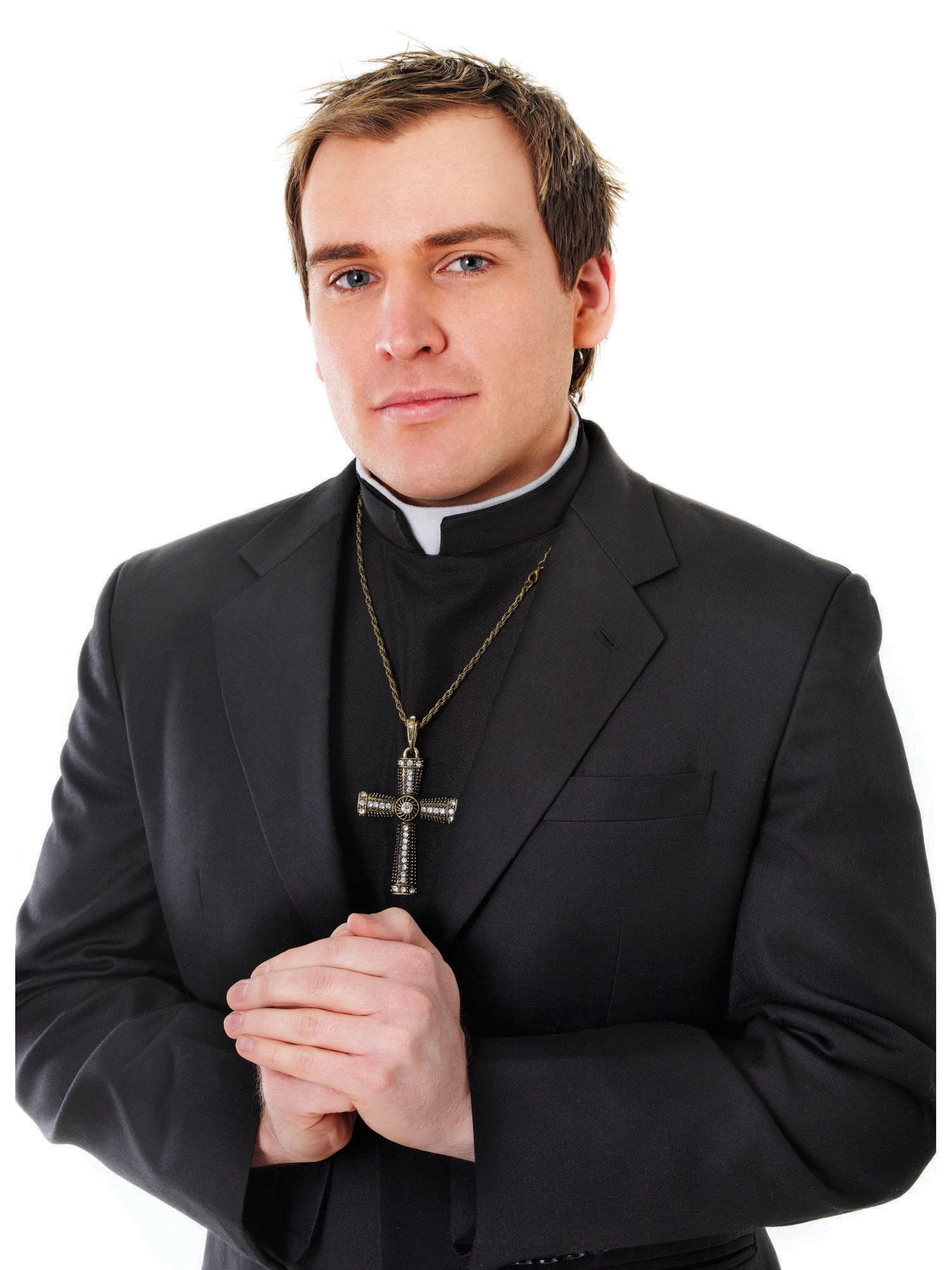 Priest Shirt Front With Collar 1