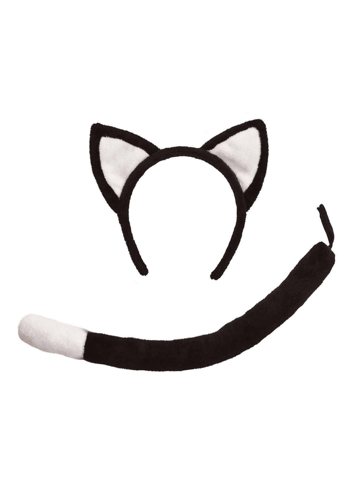 Cat Set Black (Ears & Tail) 2