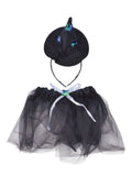 Witch Tutu Black/Silver + Headband *** 1