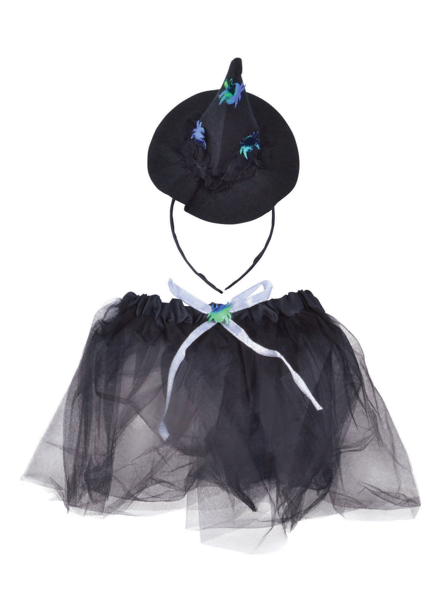 Witch Tutu Black/Silver + Headband *** 1