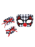 Clown Mask + Cuffs Set Childs 1