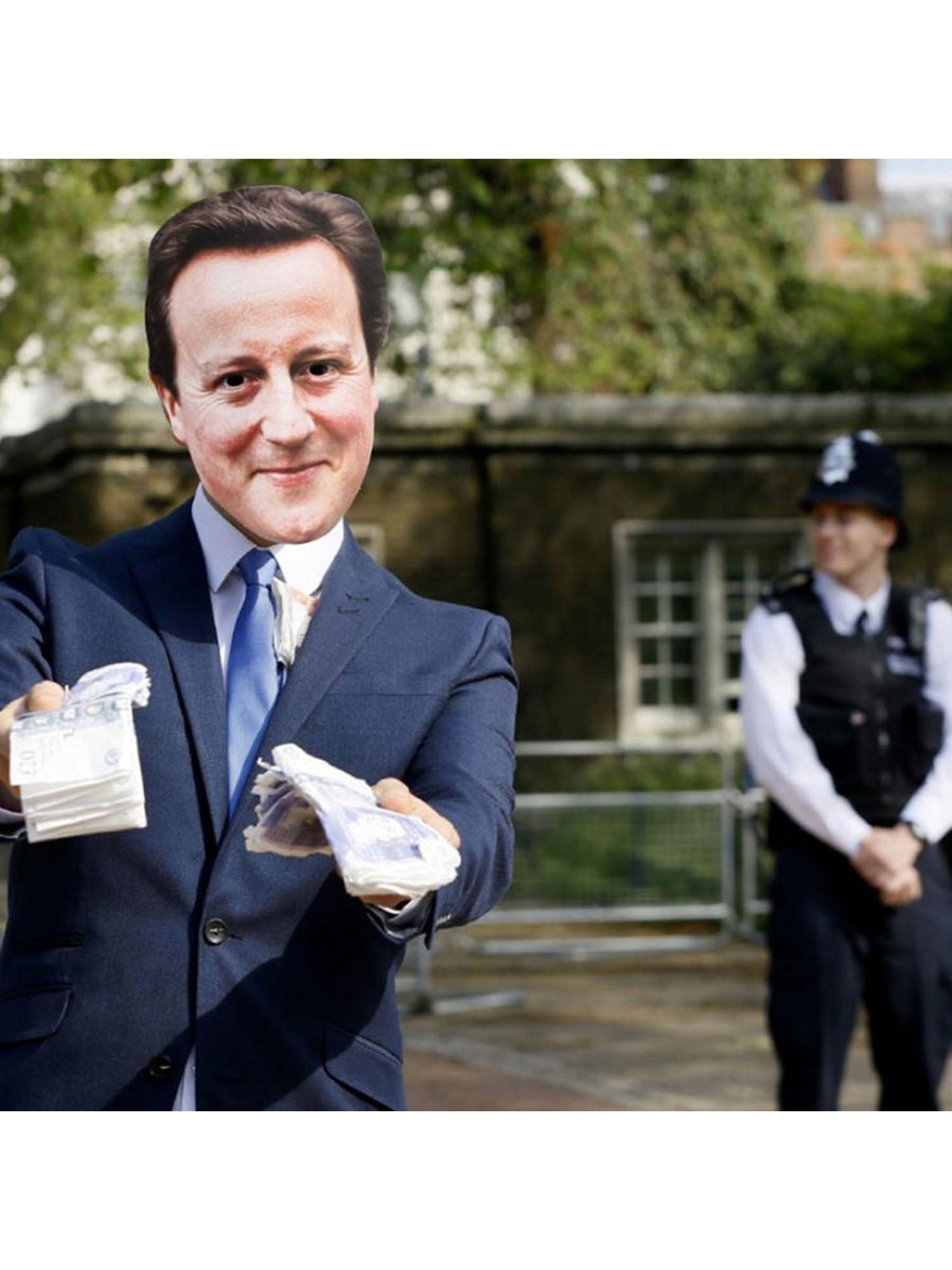 David Cameron Celebrity Face Mask 2
