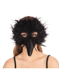 Black Bird Feather Eye Mask 1
