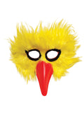 Bird Feather Eye Mask. Yellow 1