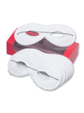 Small White Domino Eye Masks 1