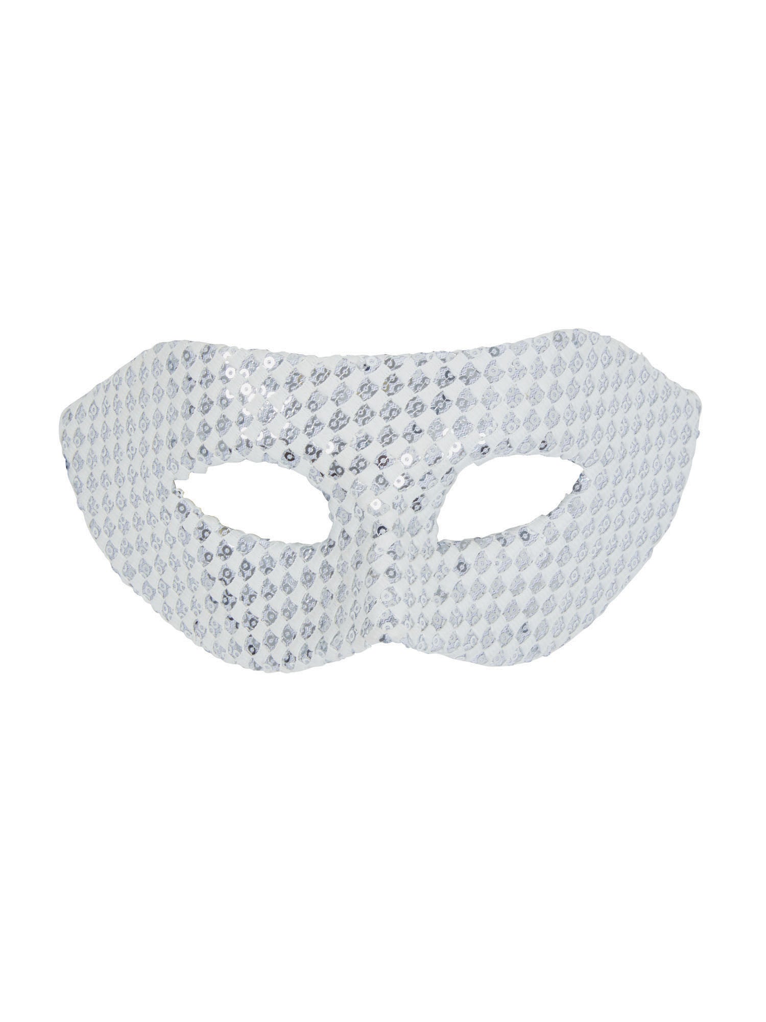White Sequin Eyemask 1