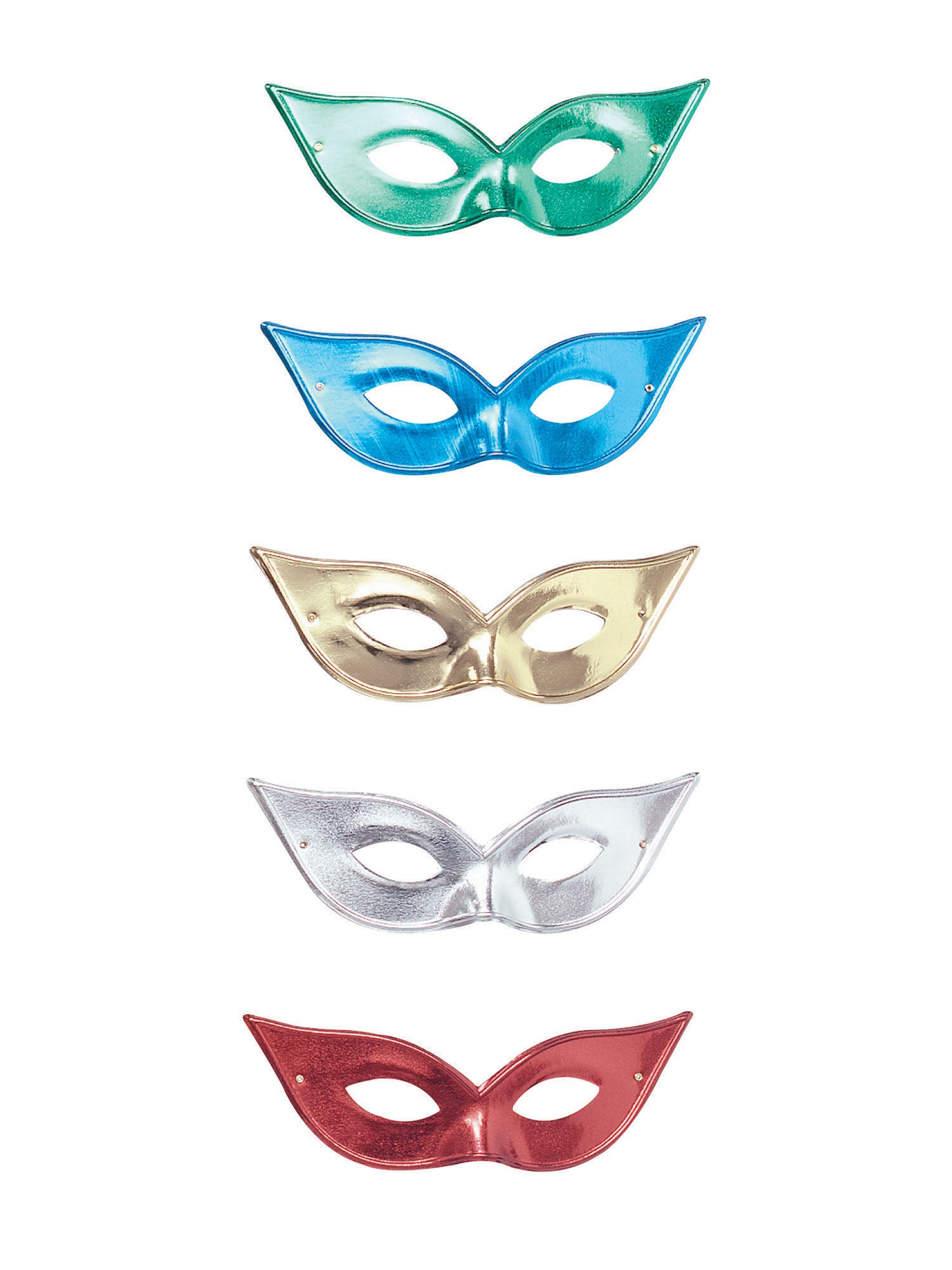 Flyaway Mask Asstd Metallic (B10) 1