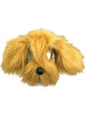 Brown Shaggy Dog Mask With Sound 1