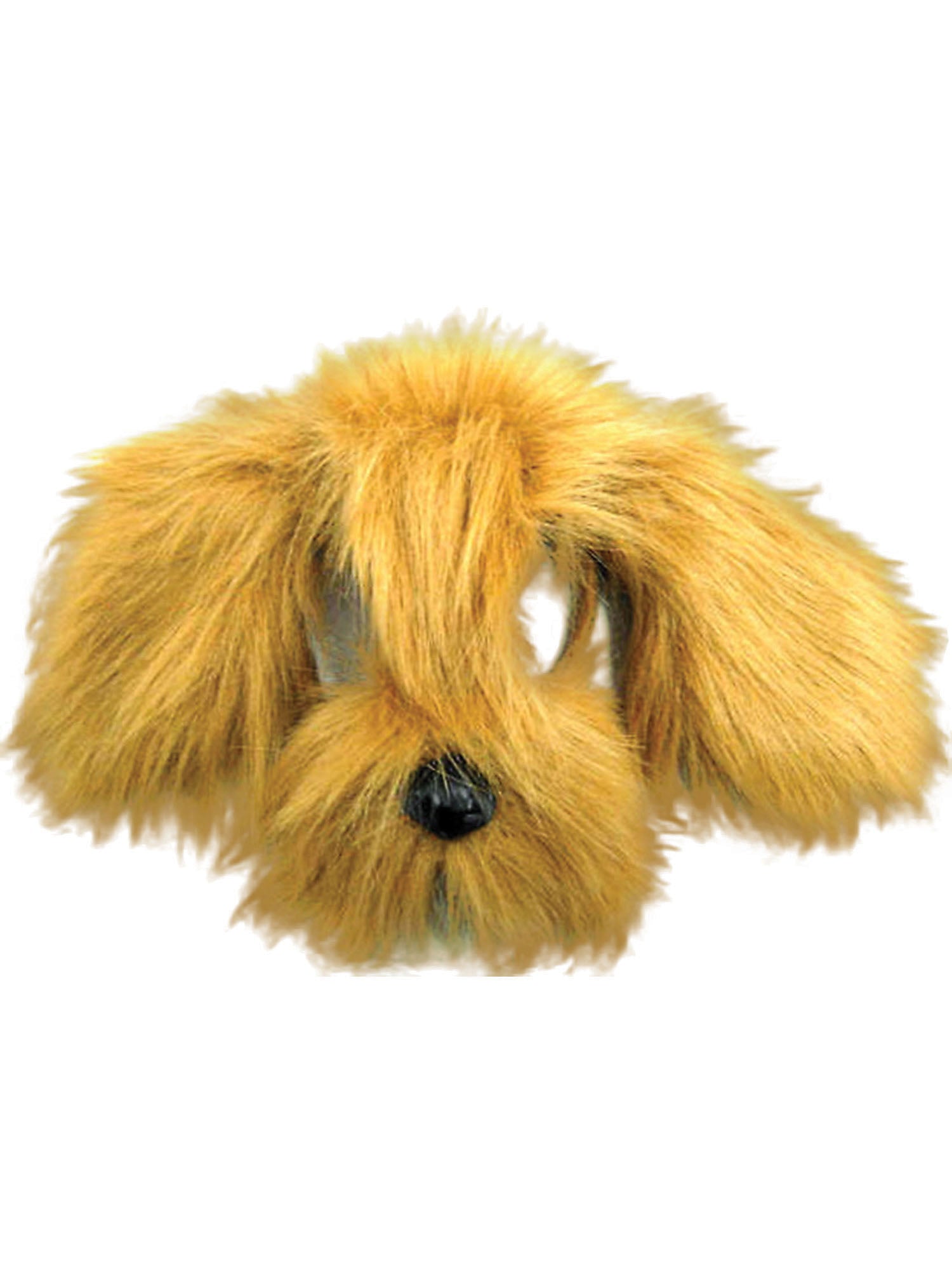Brown Shaggy Dog Mask With Sound 1