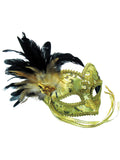 Gold & Braided Eye Mask 1
