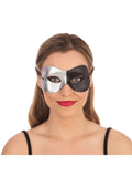 Split Silver/Black Ladies Mask (B10) 1