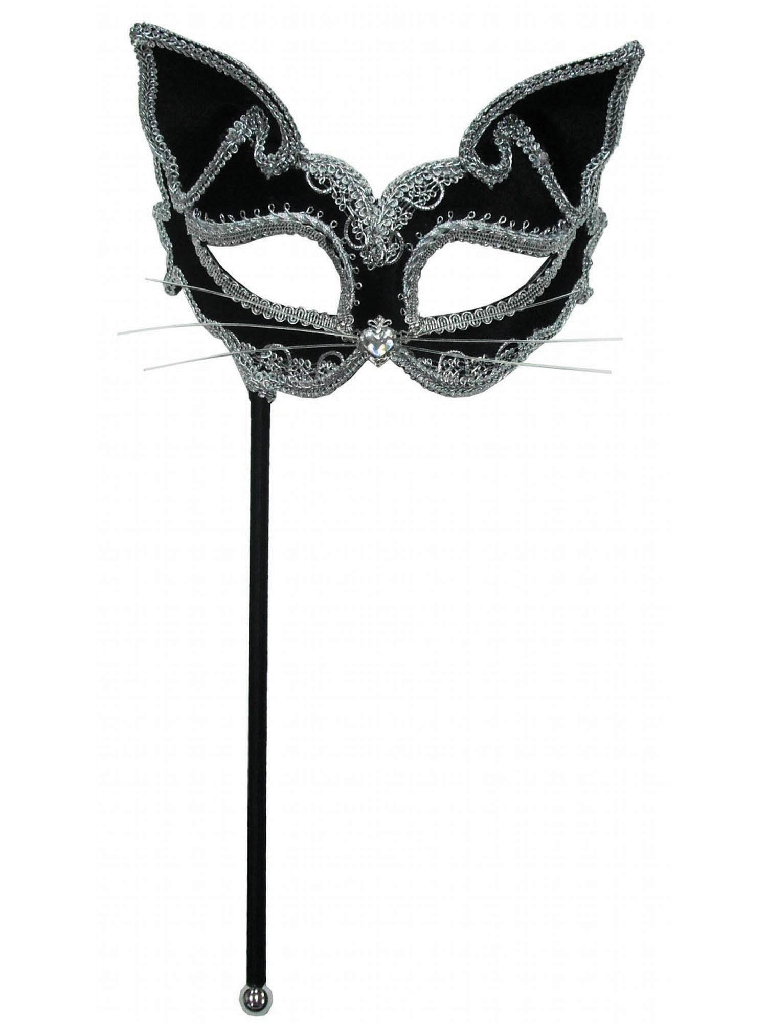 Cat Mask On Stick 1