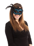 Blue Side Feather Mask 1
